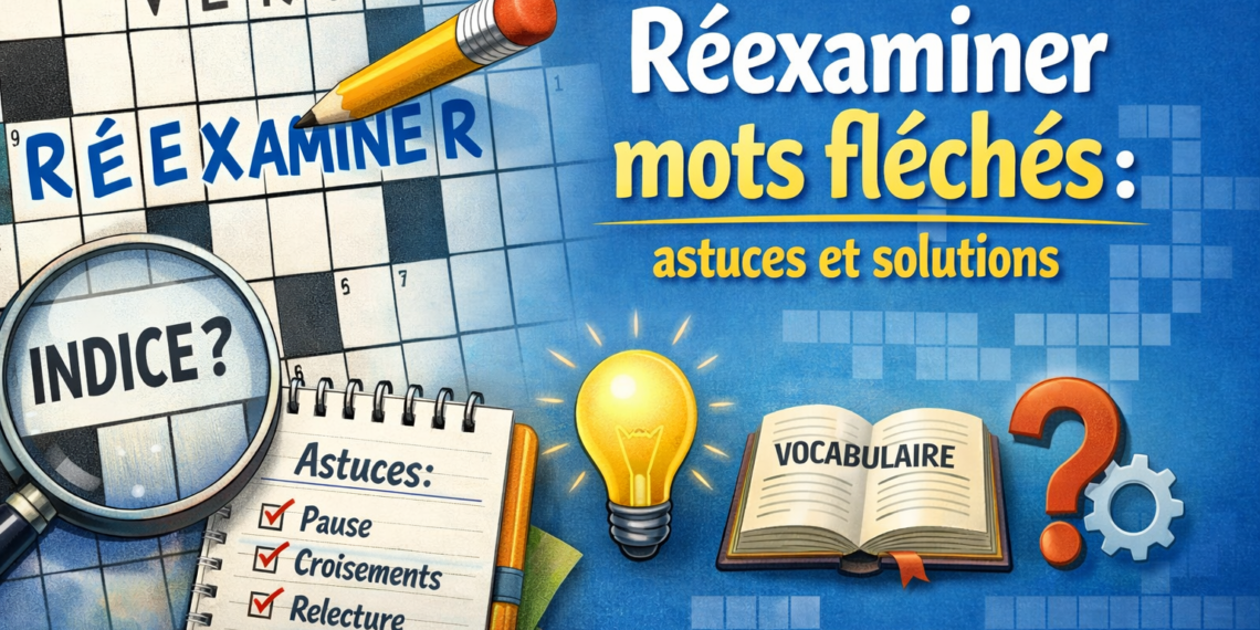 Réexaminer mots fléchés astuces et solutions