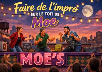 Faire de l'impro sur le toit de Moe